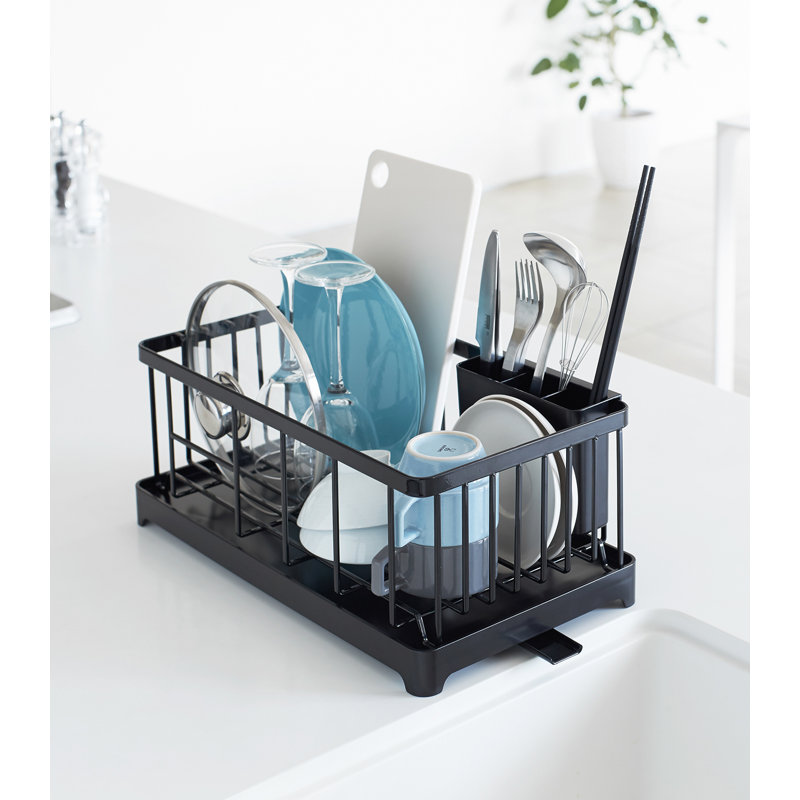 Yamazaki USA Yamazaki Home Wire Dish Drainer Rack with Removable